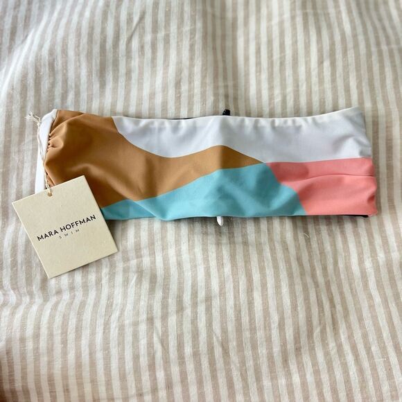 ABIGAIL peach multi bikini top MARA HOFFMAN ✨✨✨ - Picture 3 of 7